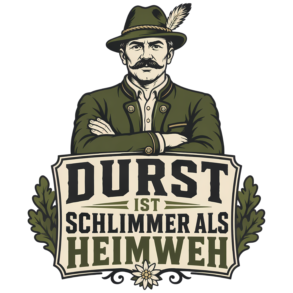 Vintage Oktoberfest T-Shirt | Durst Ist Schlimmer German Saying Tee