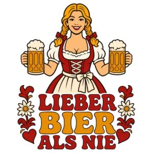 Lieber Bier Als Nie design