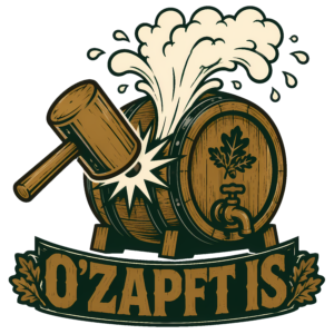 O Zapft Is beer keg design