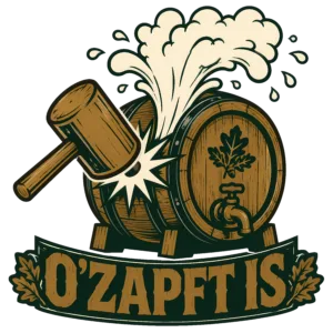 O Zapft Is beer keg design