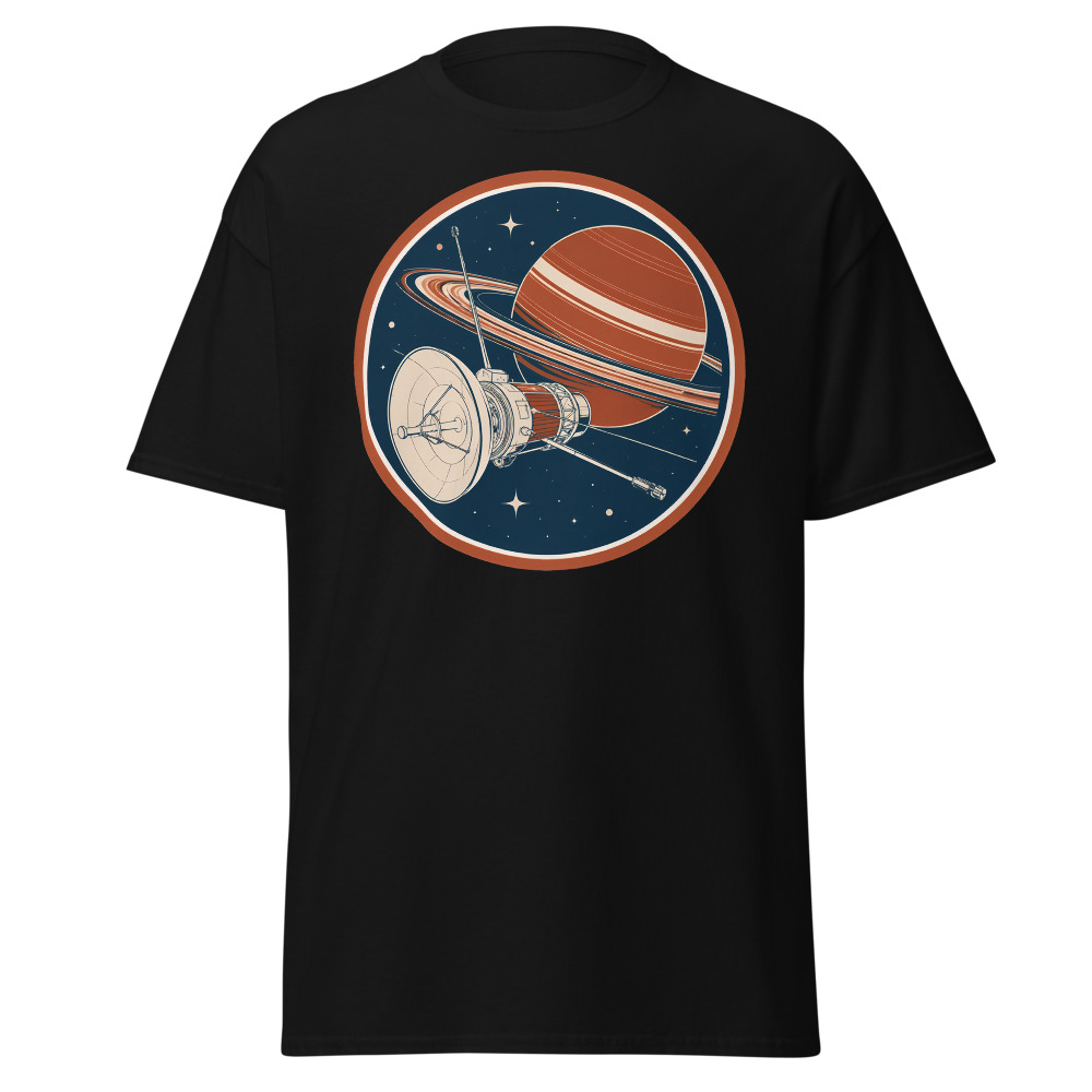 Retro Space Array T-Shirt | 1970s Deep Space Satellite Mission Tee