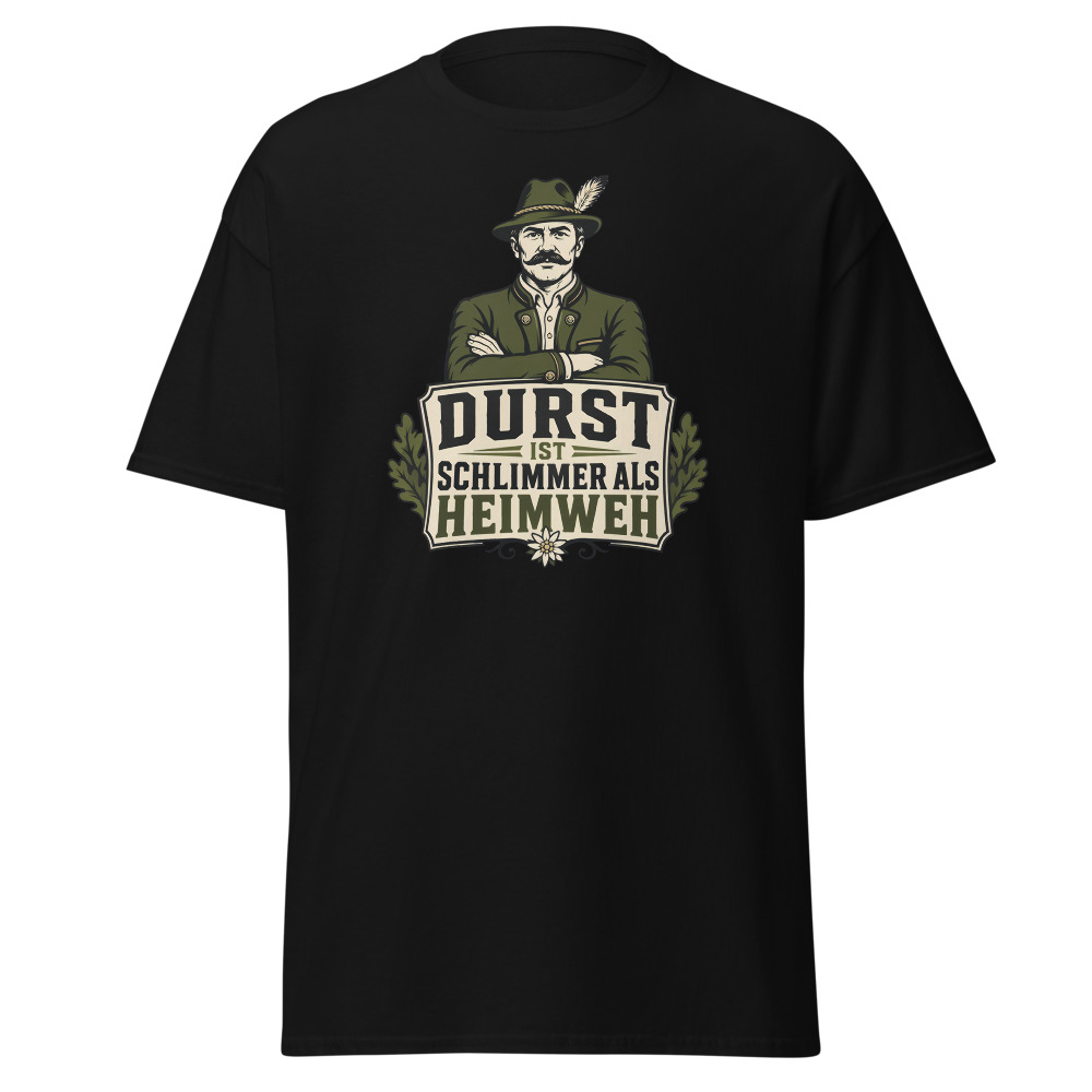 Vintage Oktoberfest T-Shirt | Durst Ist Schlimmer German Saying Tee - Image 7
