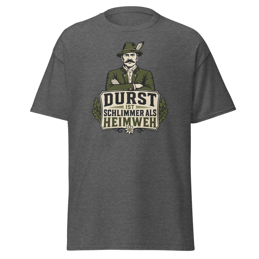 Vintage Oktoberfest T-Shirt | Durst Ist Schlimmer German Saying Tee - Image 3