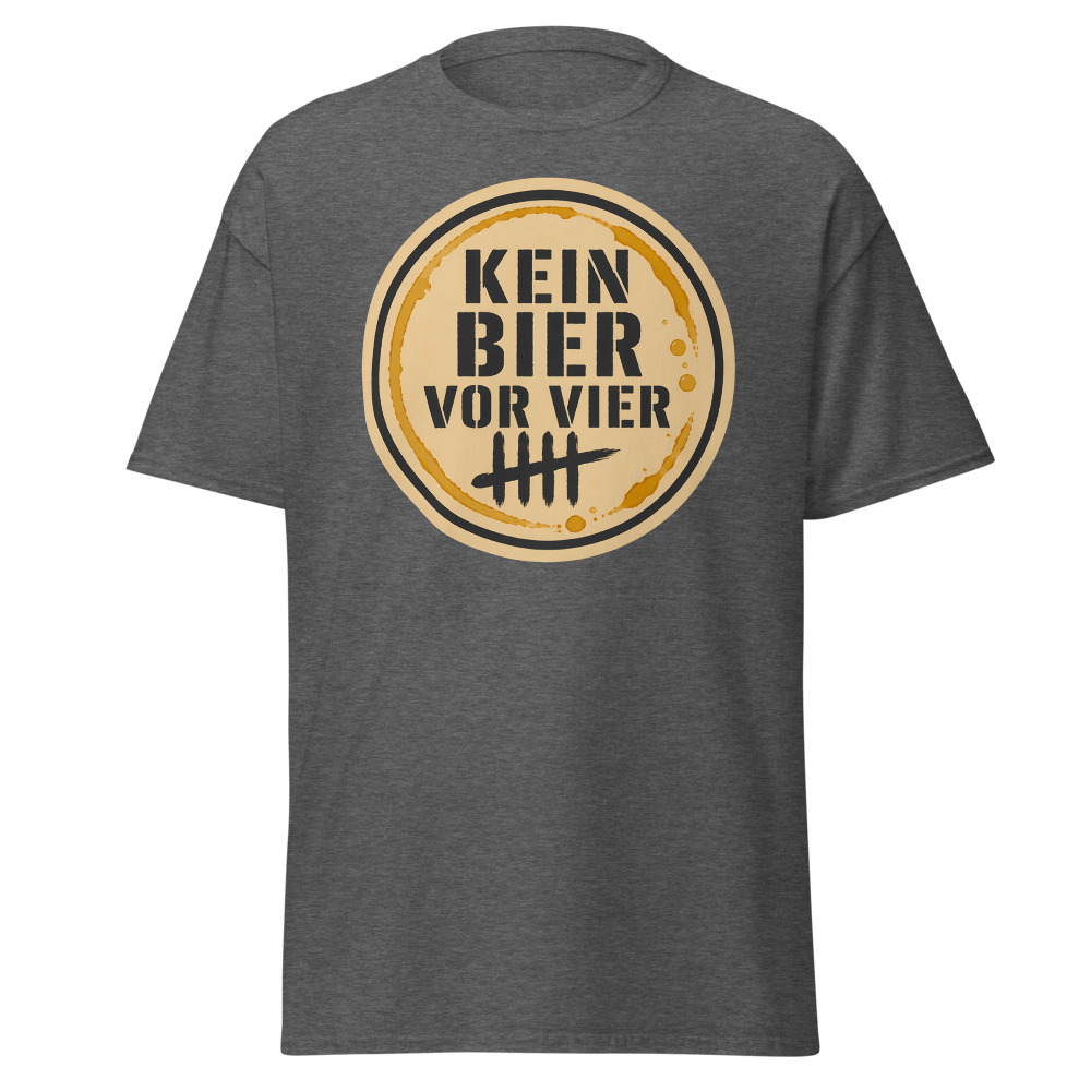 Retro Oktoberfest T-Shirt | Kein Bier Vor Vier German Beer Mat Tee - Image 3