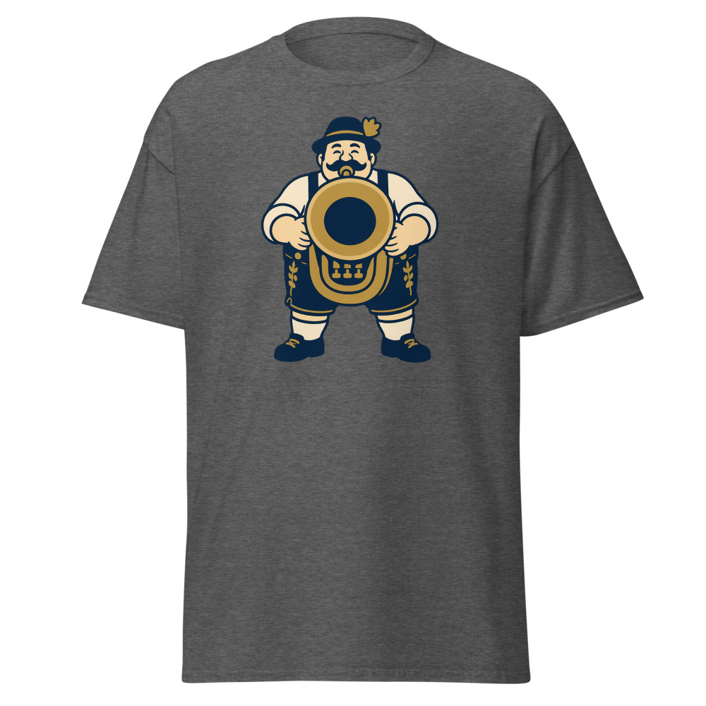Retro Oktoberfest T-Shirt | Oompah Brass Band Tuba Player Tee - Image 3