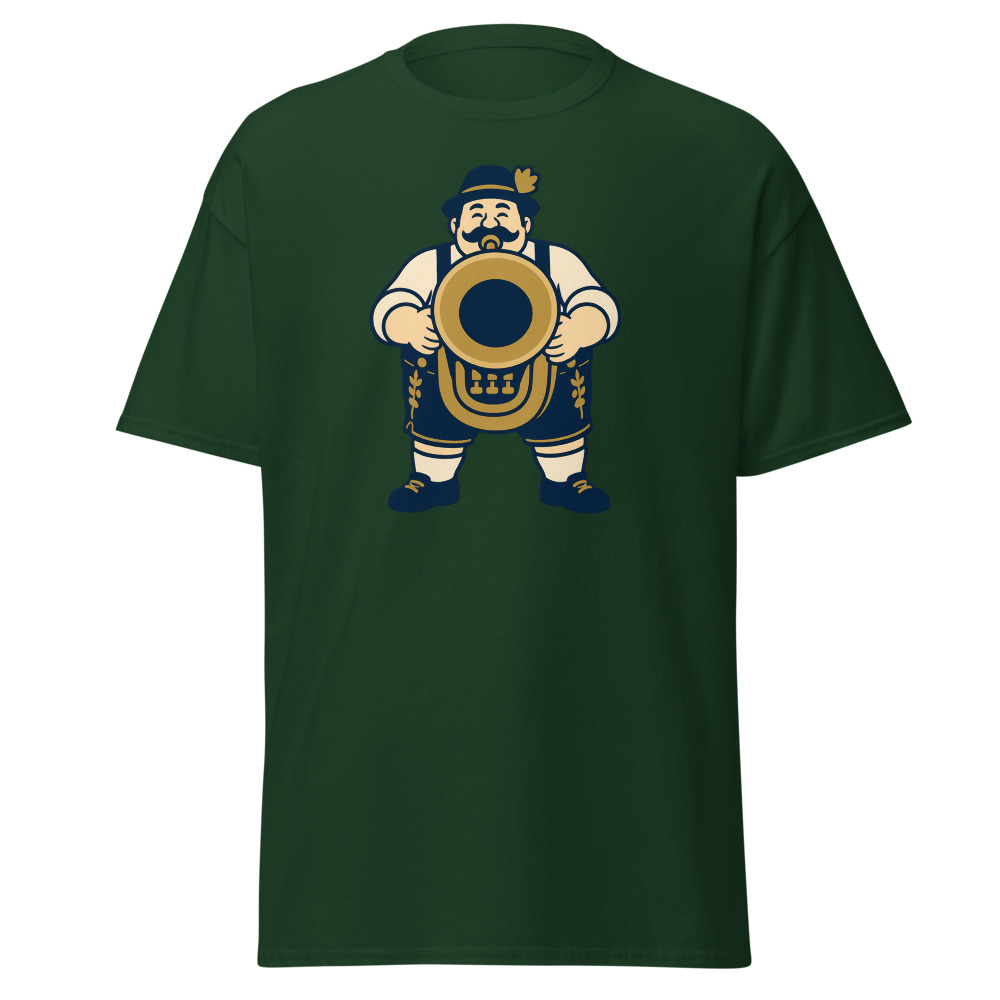 Retro Oktoberfest T-Shirt | Oompah Brass Band Tuba Player Tee - Image 8