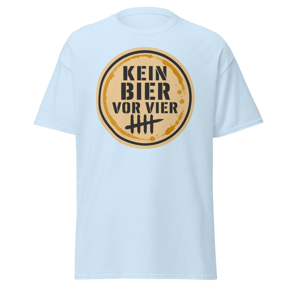 Retro Oktoberfest T-Shirt | Kein Bier Vor Vier German Beer Mat Tee - Image 4