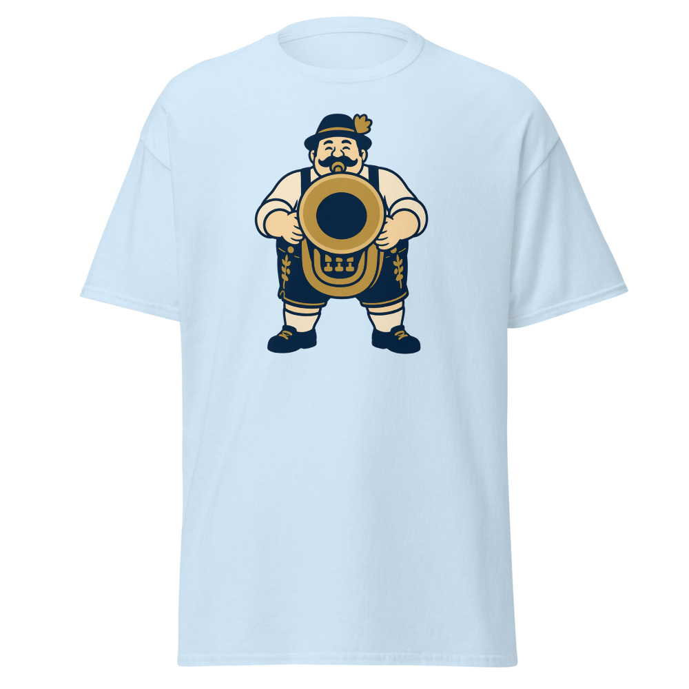 Retro Oktoberfest T-Shirt | Oompah Brass Band Tuba Player Tee - Image 4