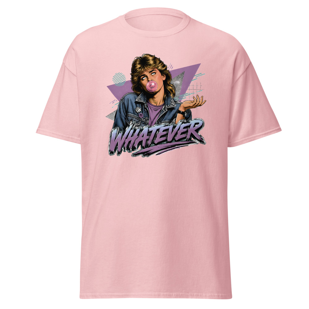 Funny 80s Teen T-Shirt | Whatever Retro 80s Slang Deadpan Tee - Image 7