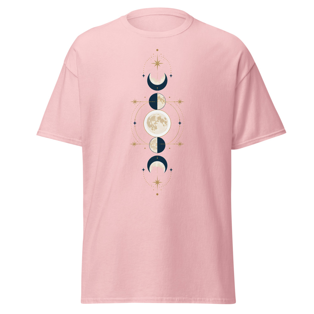 Celestial Moon Phases T-Shirt | Retro Lunar Alignment Diagram Tee - Image 8