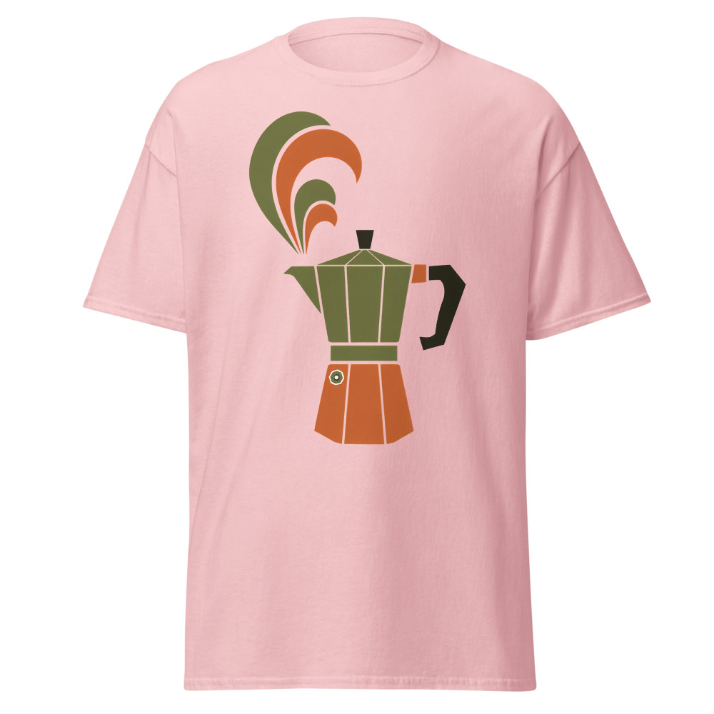 Retro Moka Pot T-Shirt | Italian Espresso Icon Vintage Coffee Tee - Image 7