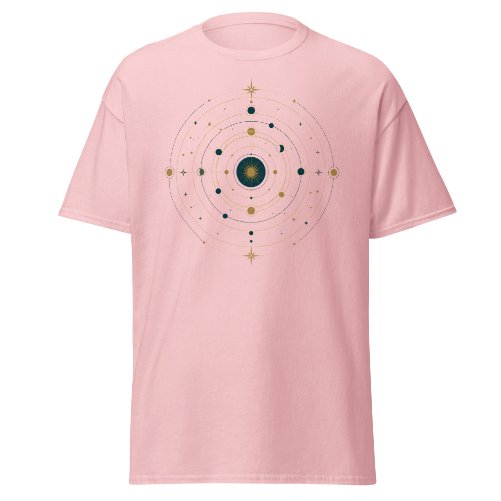 Celestial Astrolabe T-Shirt | Retro Constellation Orbit Diagram Tee - Image 8
