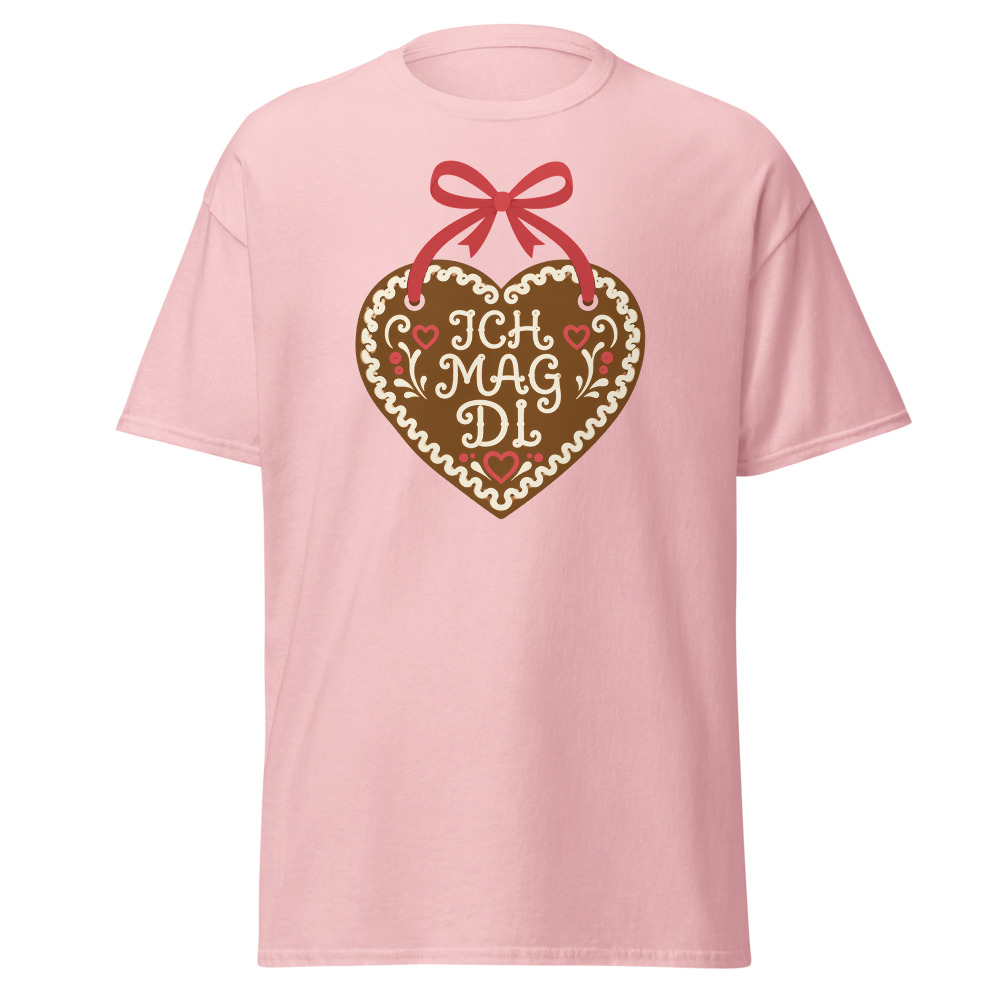 Retro Oktoberfest T-Shirt | Ich Mag Di Gingerbread Heart Folk Tee - Image 9