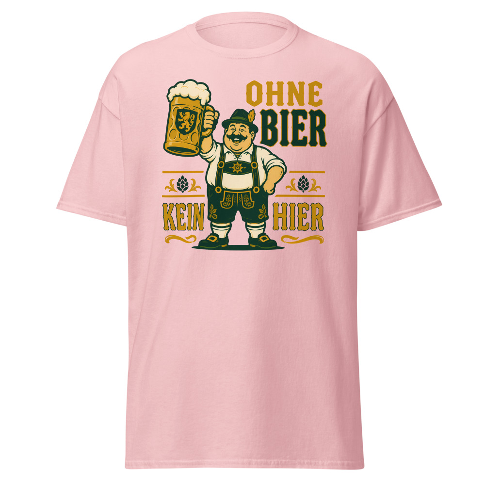 Retro Oktoberfest T-Shirt | Ohne Bier Kein Hier German Beer Fest Tee - Image 9