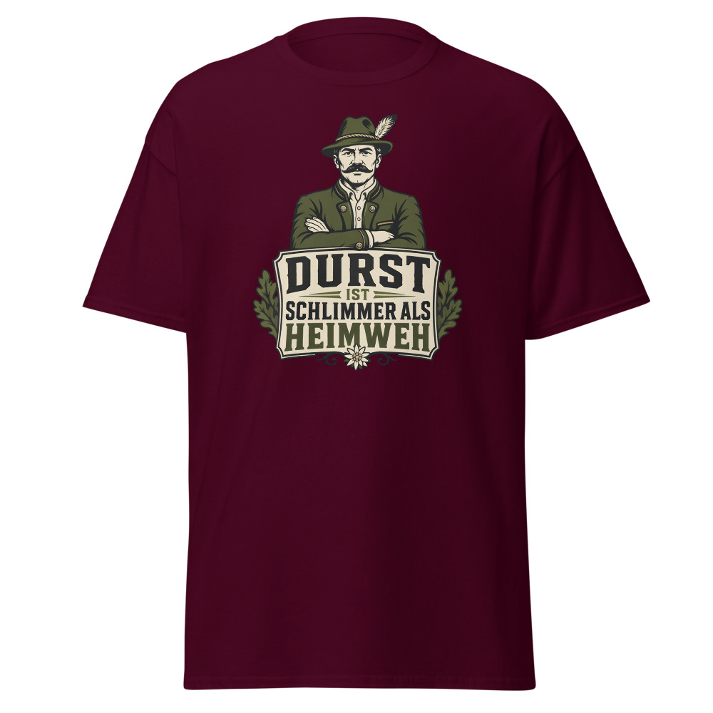 Vintage Oktoberfest T-Shirt | Durst Ist Schlimmer German Saying Tee - Image 10