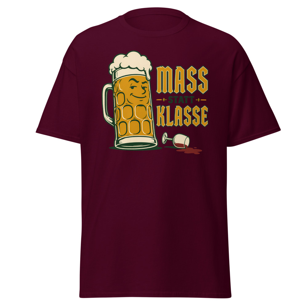 Vintage Oktoberfest T-Shirt | Mass Statt Klasse German Beer Pun Tee - Image 10