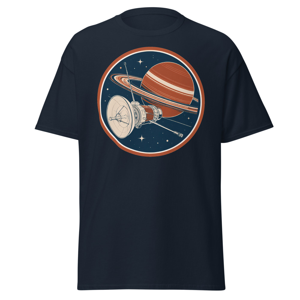 Retro Space Array T-Shirt | 1970s Deep Space Satellite Mission Tee - Image 9