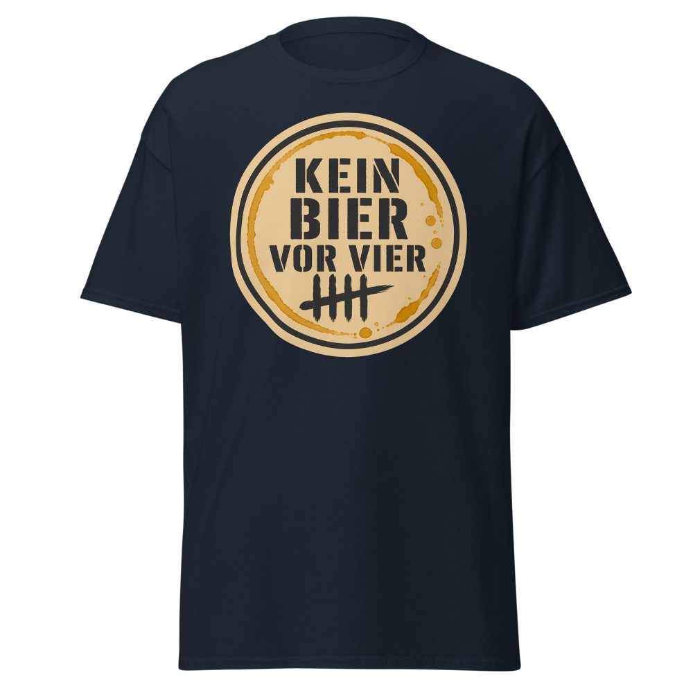 Retro Oktoberfest T-Shirt | Kein Bier Vor Vier German Beer Mat Tee - Image 11
