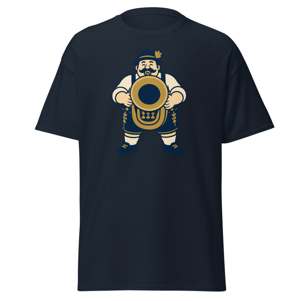Retro Oktoberfest T-Shirt | Oompah Brass Band Tuba Player Tee - Image 11