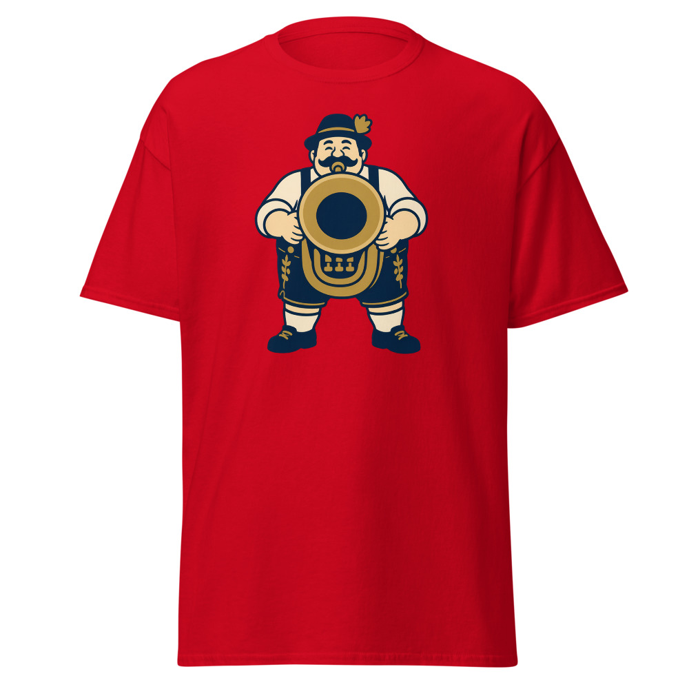 Retro Oktoberfest T-Shirt | Oompah Brass Band Tuba Player Tee - Image 12