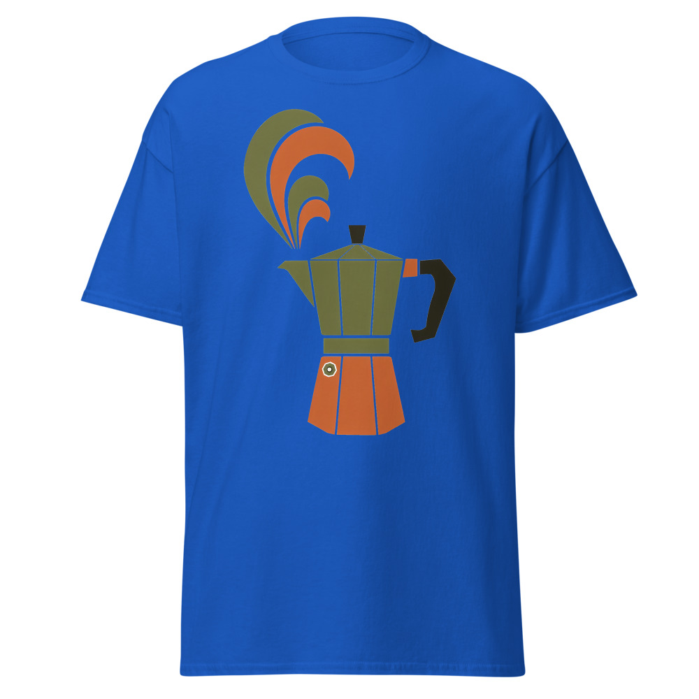 Retro Moka Pot T-Shirt | Italian Espresso Icon Vintage Coffee Tee - Image 11