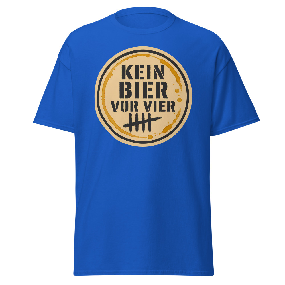 Retro Oktoberfest T-Shirt | Kein Bier Vor Vier German Beer Mat Tee - Image 5