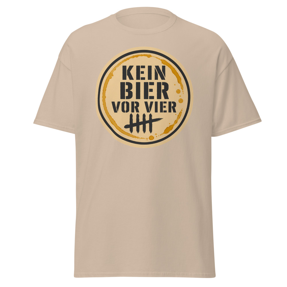 Retro Oktoberfest T-Shirt | Kein Bier Vor Vier German Beer Mat Tee - Image 6