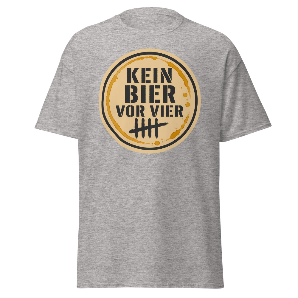 Retro Oktoberfest T-Shirt | Kein Bier Vor Vier German Beer Mat Tee - Image 13