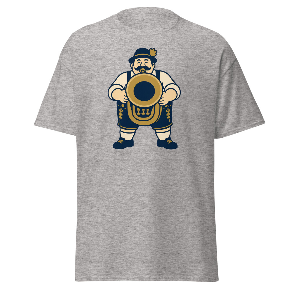 Retro Oktoberfest T-Shirt | Oompah Brass Band Tuba Player Tee - Image 13