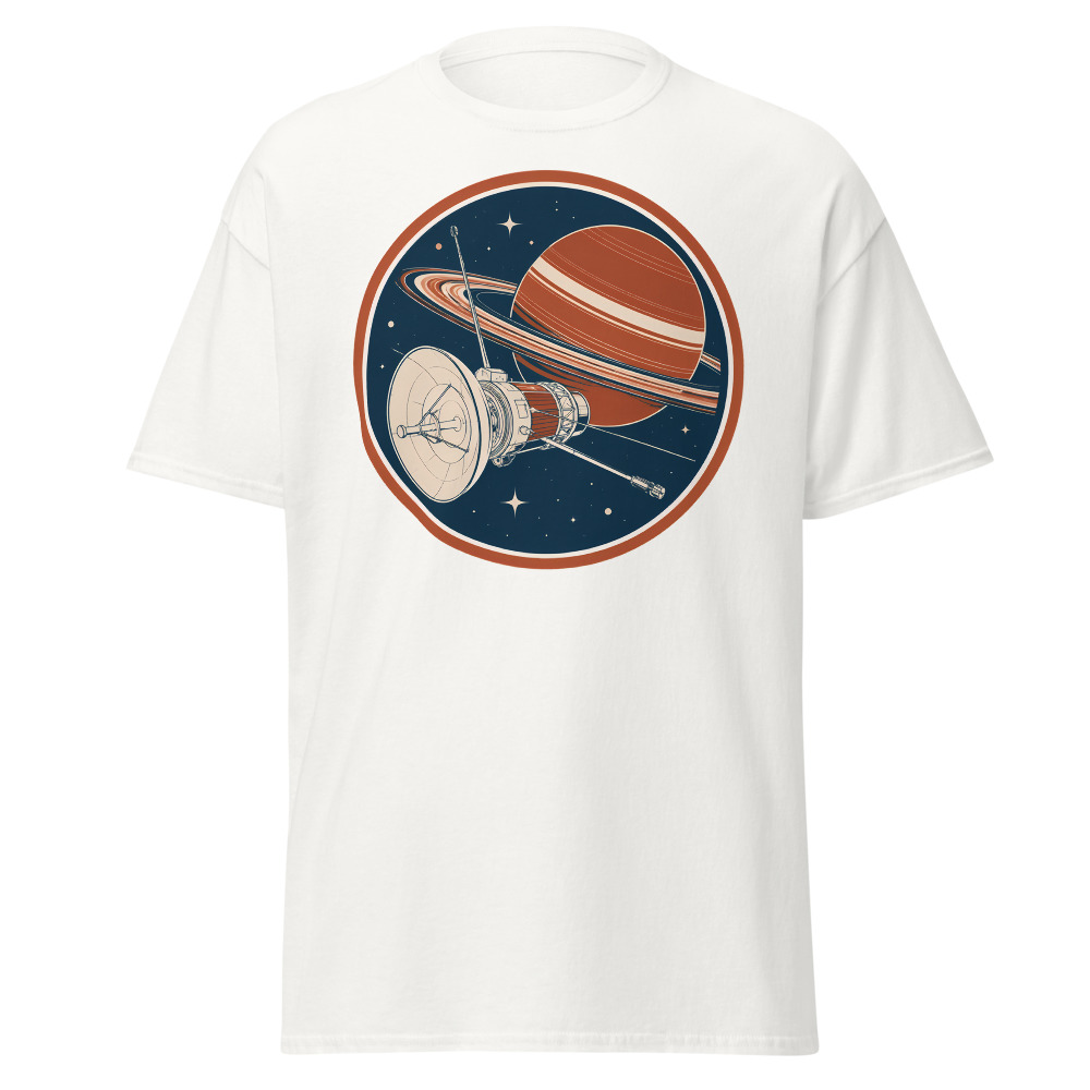Retro Space Array T-Shirt | 1970s Deep Space Satellite Mission Tee - Image 3