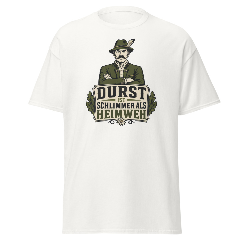 Vintage Oktoberfest T-Shirt | Durst Ist Schlimmer German Saying Tee - Image 2