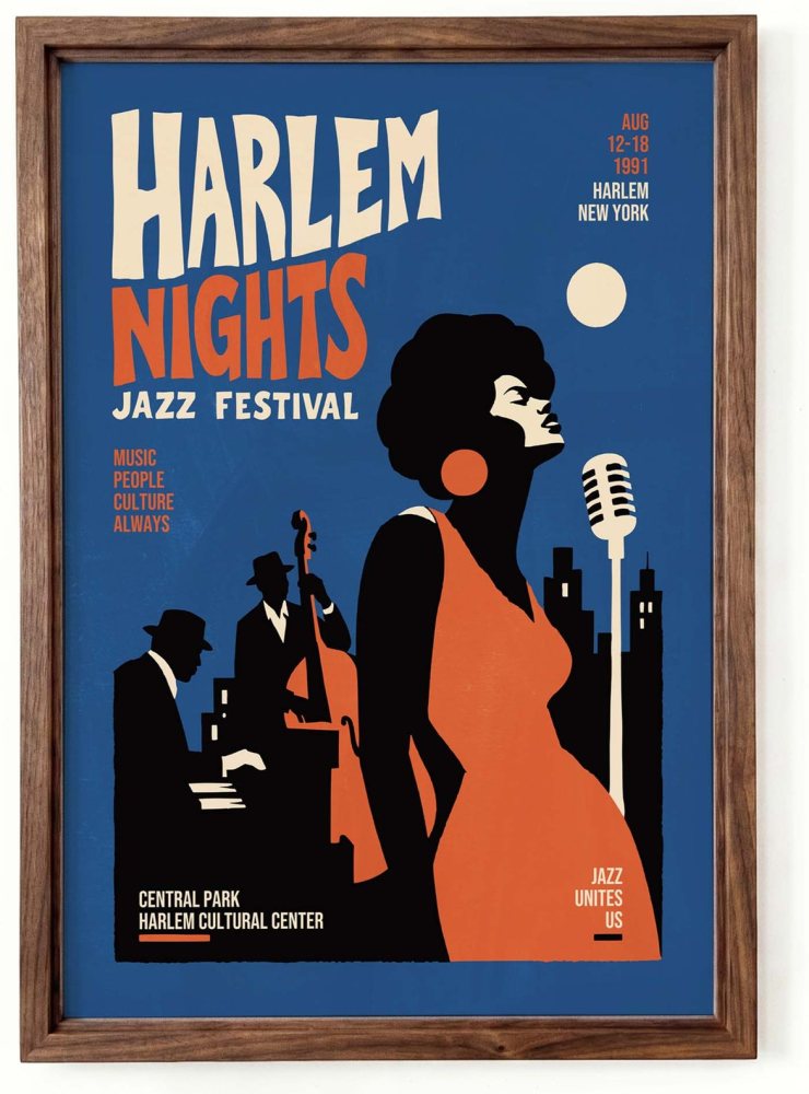 Harlem Nights Jazz Festival Poster