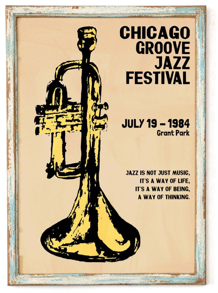 Chicago Groove Jazz Festival Poster