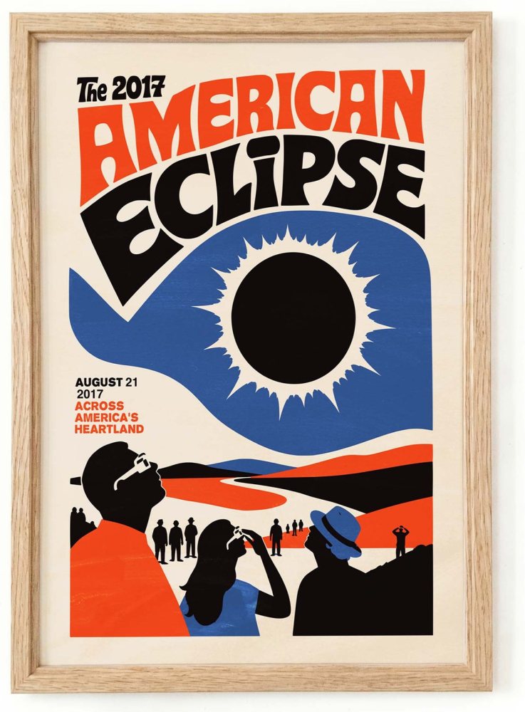 American Eclipse Solar Poster Print