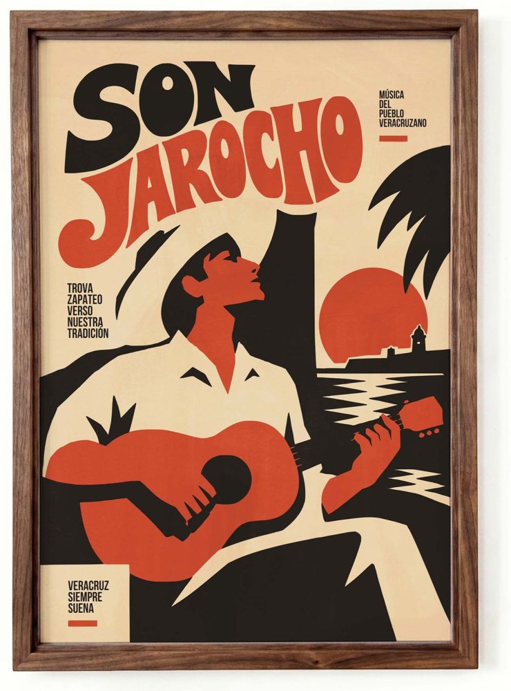 Son Jarocho Veracruz Music Poster