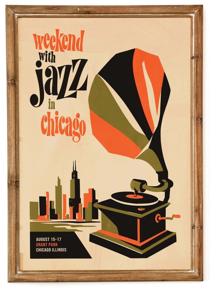 Chicago Jazz Weekend Print