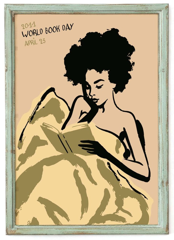 World Book Day Reading Print