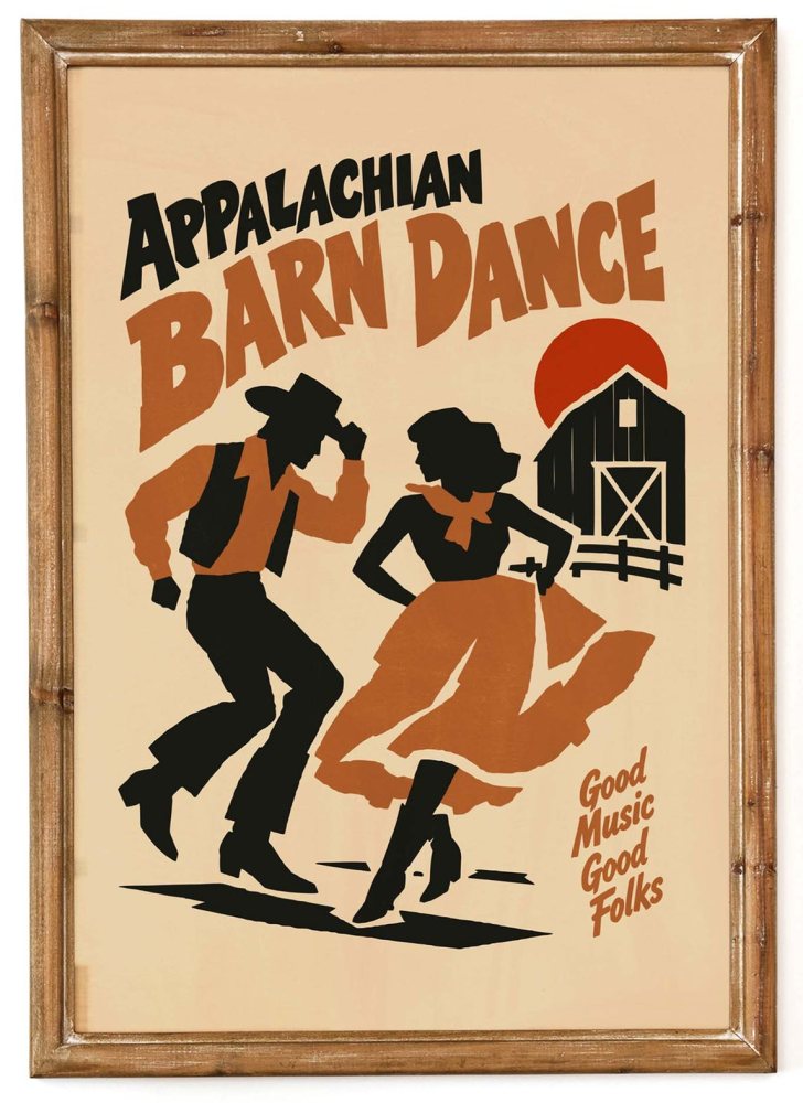 Appalachian Barn Dance Print
