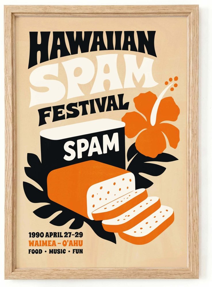 Hawaiian Spam Festival Poster Print