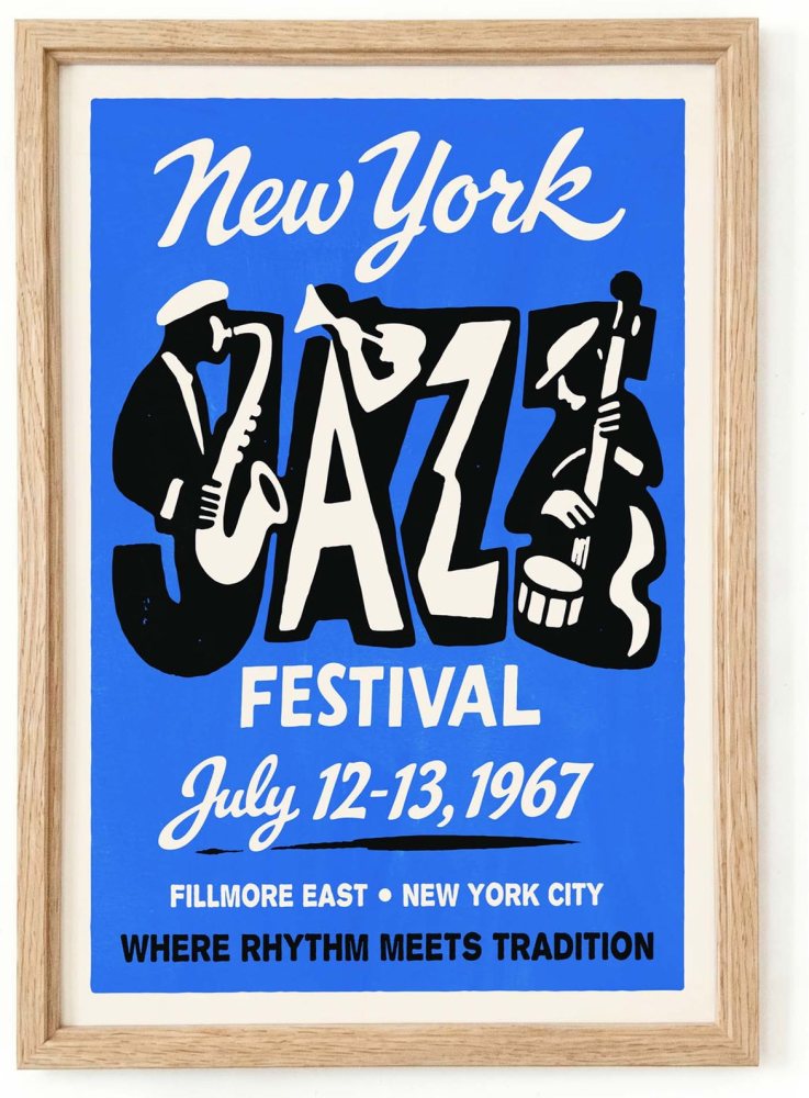 New York Jazz Festival Print