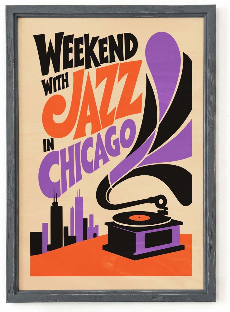 Weekend Jazz Chicago Wall Art