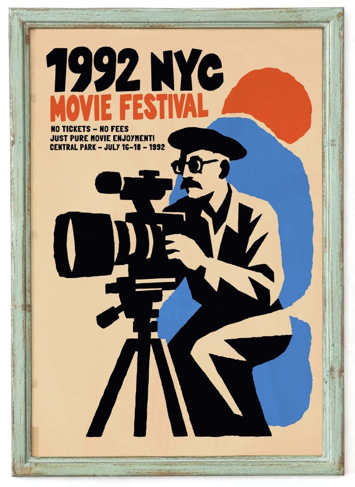 NYC Movie Festival Poster Print