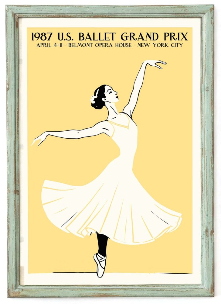 Ballet Grand Prix Poster Print