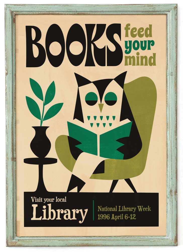 Books Feed Your Mind Poster