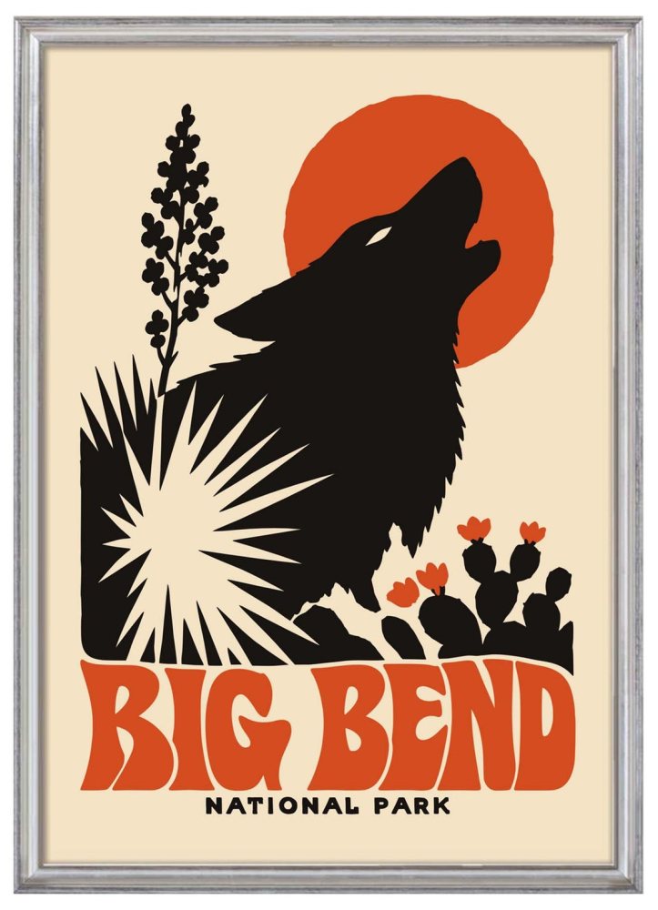 Big Bend Wolf National Park Print