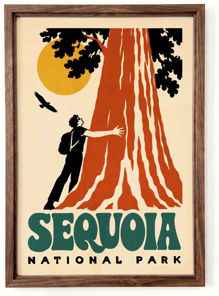Sequoia National Park Giant Tree Print