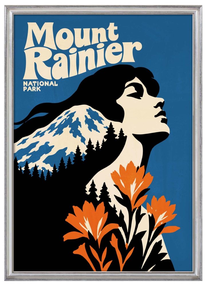 Mount Rainier National Park Print
