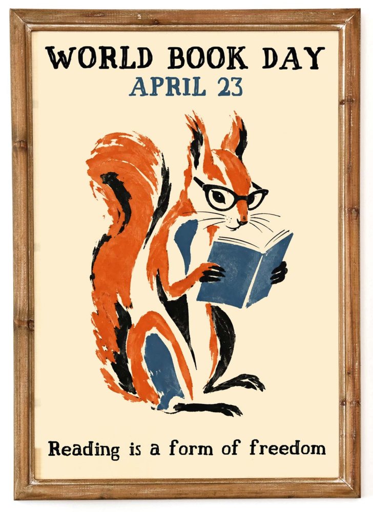 World Book Day Reading Poster