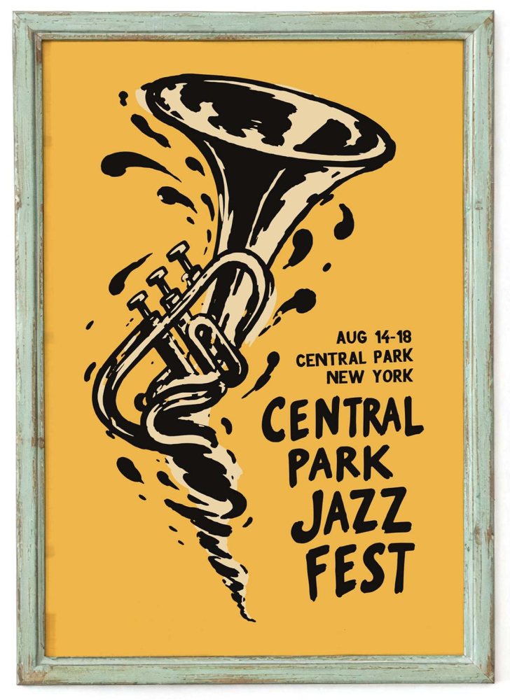 Central Park Jazz Tuba Print