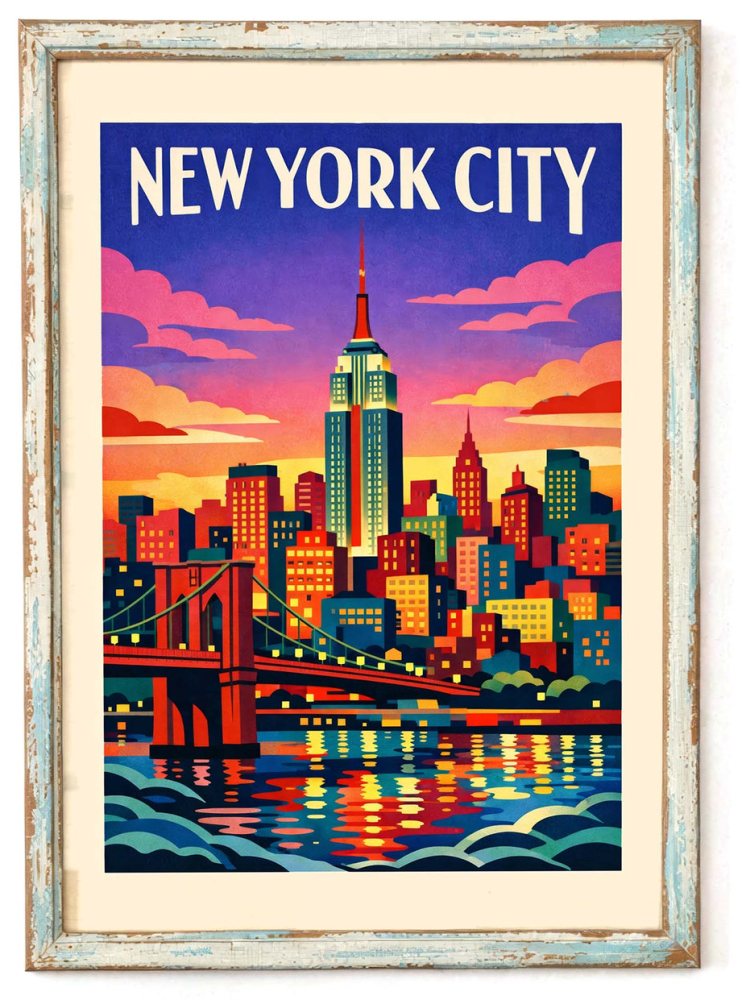 New York Skyline Poster